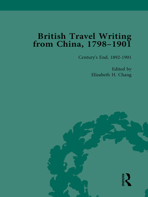 cover image of British Travel Writing from China, 1798-1901, Volume 5